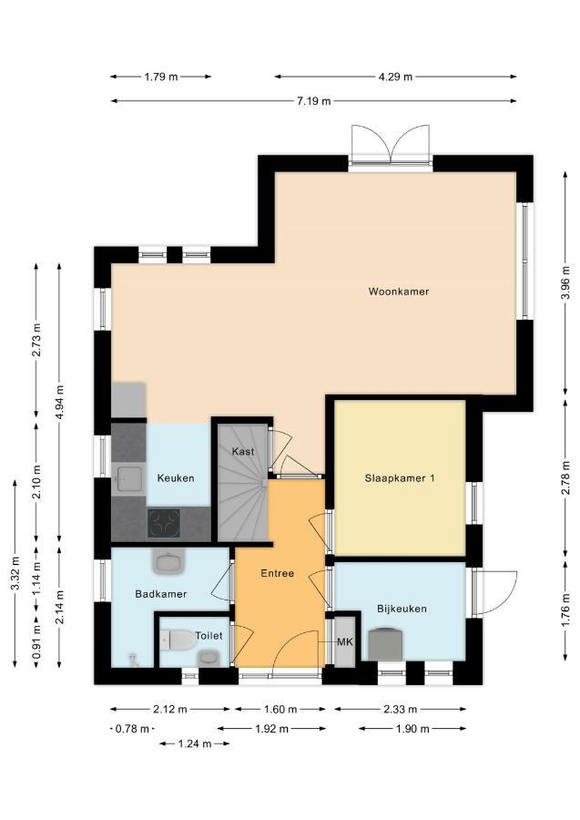 New 3 Bedroom House 7 People Ewijk Zewnętrze zdjęcie